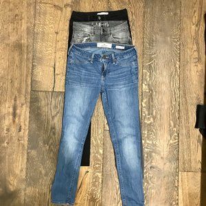 Two Zara pants, Hollister pants